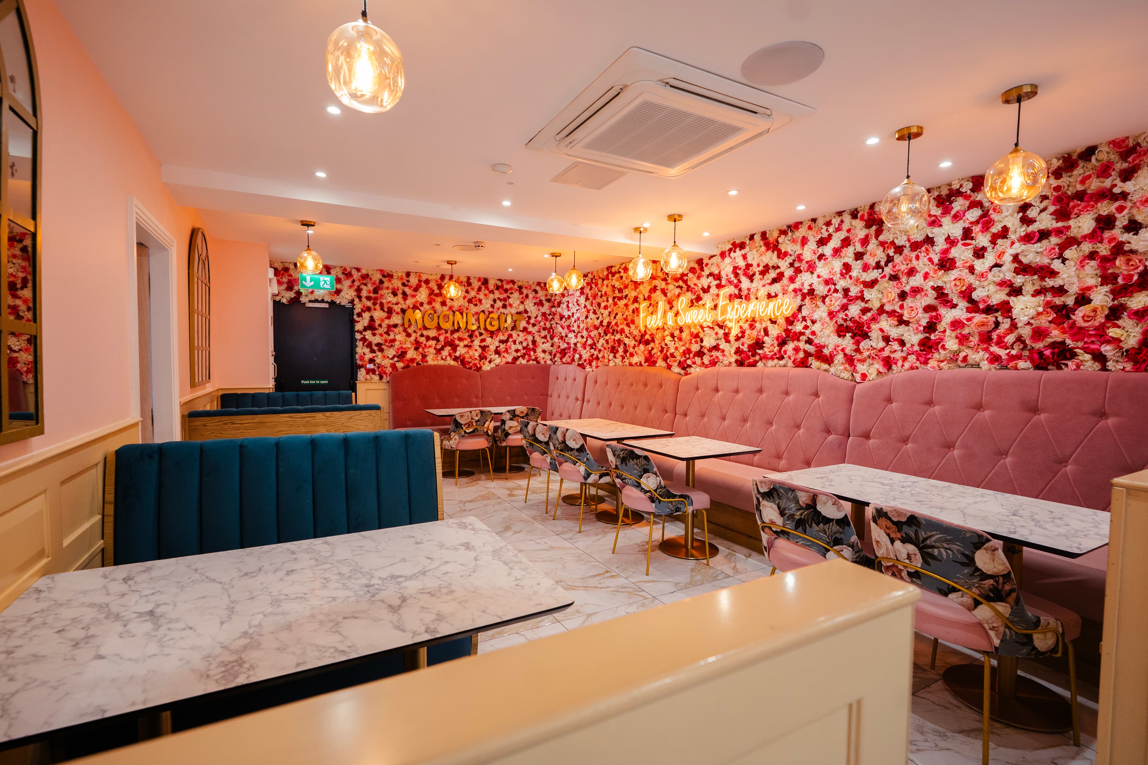 Moonlight desserts background